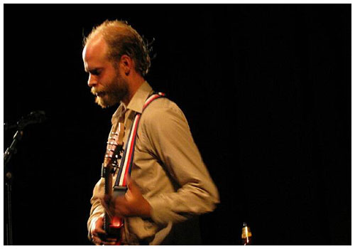 Will Oldham en concert  Rotterdam (Schouwburg Hall, Motel Mozaique Festival) le 28 mars 2003 - Photo Willem Van Der Hut, 2003